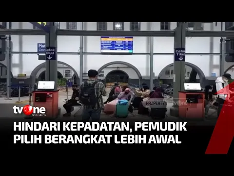 Pekan Ketiga Ramadhan, Stasiun Pasar Senen Dipadati Calon Pemudik