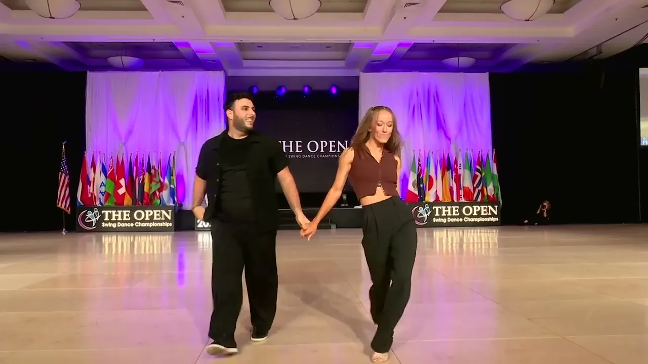 Philippe Amar and Mackenzie Keister - 1st Place Jack & Jill Swing - All Star - The Open 2025