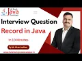 Record in Java Learn with Mr Kiran Jadhav