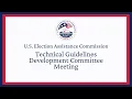 U S Election Assistance Commission TGDC Meeting