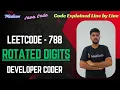 Rotated Digits LeetCode 788 Java Code Developer Coder