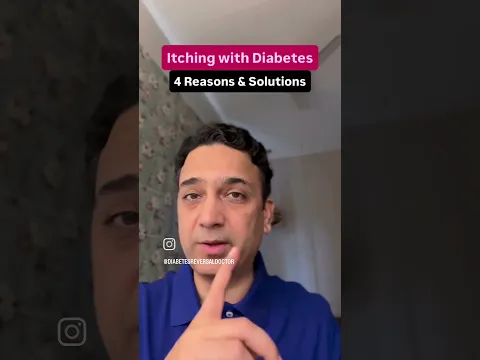 Itching with diabetes 4 reasons + solutions #diabetes #diabetesreversal #english #health #skin
