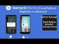 Xamarin forms Back Button Pressed Gives Alert Box To Exit Tutorial 24