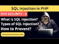 How to Prevent SQL Injection Attack in PHP SQL Injection in Hindi PHP Security