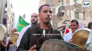 العربية نيوز  المسيرة الختامية للطرق الصوفية لمولد  المرسى ابو العباس  بالاسكندرية دندنها
