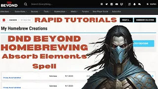 DnD Beyond Rapid Homebrew - Spell