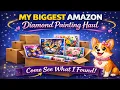 My Biggest Amazon Diamond Painting Haul Ever Come See What I found Budget Friendly Crafts