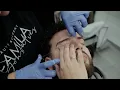 Relaxing ASMR Eyebrow Threading Session Professional Lady Barber