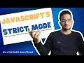 JavaScript Strict Mode Write Cleaner Safer Code Hindi