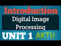 Digital Image Processing Introduction to Digital Image Processing DIP Image Processing DIP