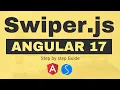 How to use Swiper js in Angular 17