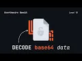 How I Decode Base64 Data Overthewire bandit10