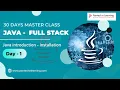 DAY - 1 JAVA FULL STACK MASTERCLASS