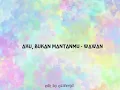 Lagu Aku, bukan mantanmu - Wawan D'cozt (LIRIK VIDEO)