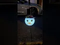 Snowman solar lights from Dollar General