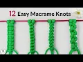 Basic Macrame Knot for Beginners Macrame Knot Step by Step Guide