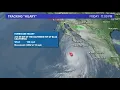 Hilary approaching San Diego County under Tropical Storm Warning