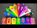 Download Lagu Incredibox Sprunki Slime Madness! ASMR Clay Figures Hidden in Clear Triangle Bags