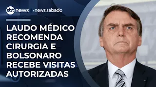 Laudo médico recomenda cirurgia no ombro de Bolsonaro em prisão domiciliar | #NotíciaSábado