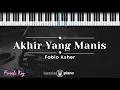 Download Lagu Akhir Yang Manis - Fabio Asher (KARAOKE PIANO - FEMALE KEY)