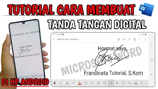 cara membuat tanda tangan digital di microsoft word hp android tanpa aplikasi tambahan tutorial word