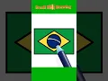 Brazil Flag Drawing