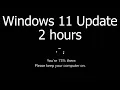 Download Lagu Windows 11 Update Screen 2 hours REAL COUNT in 4K UHD !