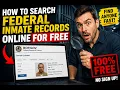 How to search federal inmate records online for free