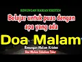 Renungan malam - Belajar untuk puas dengan apa yang ada