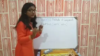 Methods of Component Class Java Master Mayuri Mali Watch Once Remember Forever Must Watch
