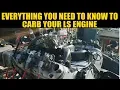 HOW TO INSTALL A CARBURETOR ON AN LS SWAP LS1 LM7 LR4 LQ4 L33 Carbureted LS Carb LS