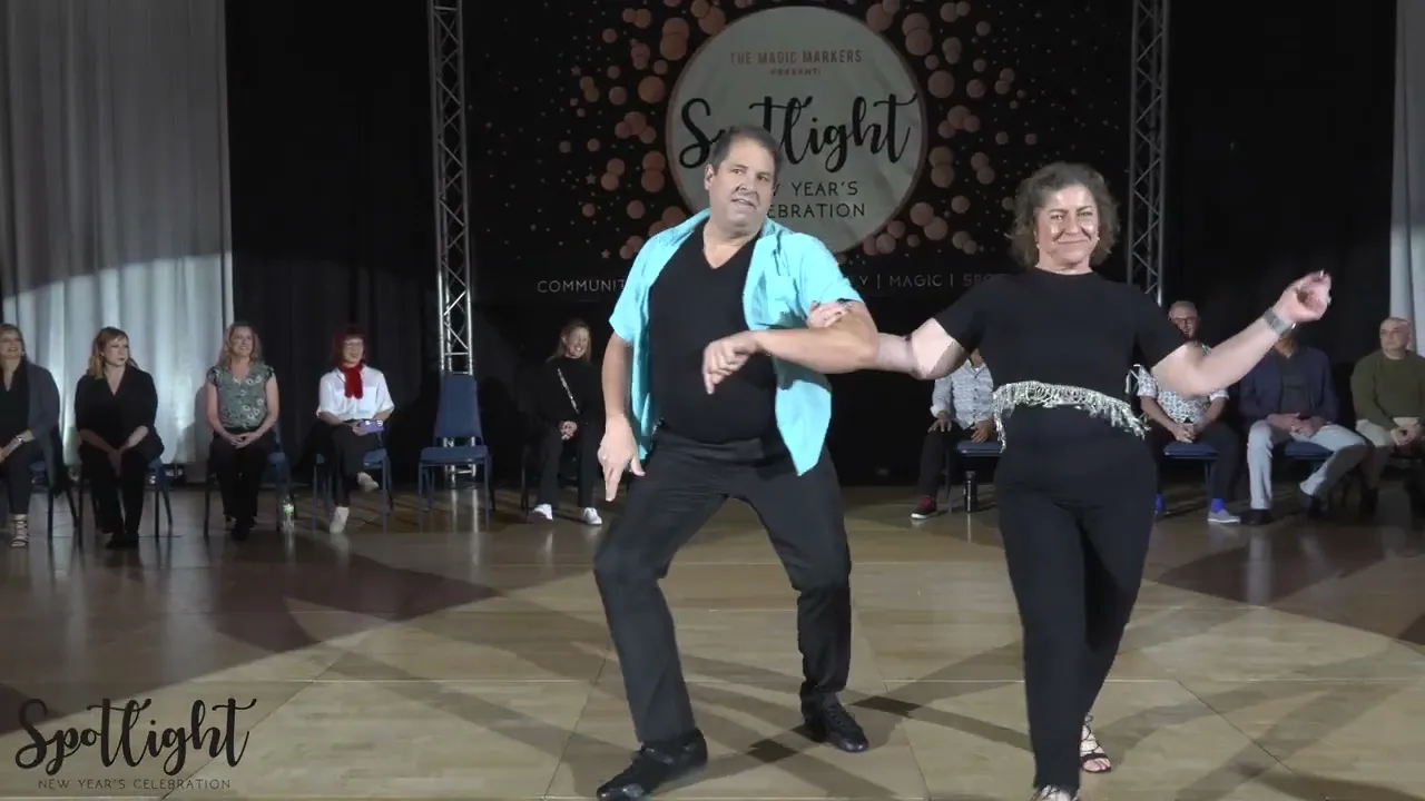Spotlight New Year's Celebration 2024/2025 Masters Open Jack & Jill Robert Kosieniak & Tina Hebert