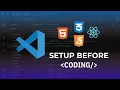How to Setup VS Code for Front-End Web Development HTML CSS JavaScript
