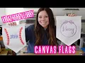 Embroidering VIRAL Hobby Lobby Canvas Flag Banners Ricoma Marquee 2001-10S Embroidery Tutorial