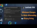 Minimum Changes To Make Alternating Binary String - LeetCode 1758