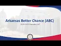 Arkansas Better Chance Provider Call 2024-2025
