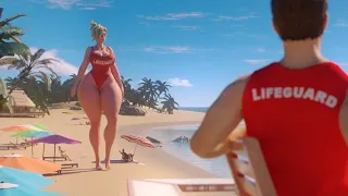 Giantess The Lifeguard