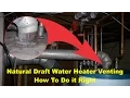 Natural Draft Water Heater Venting Safety and Building Code Requirements