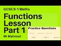 Functions Lesson GCSE Maths Use function notation and find composite functions