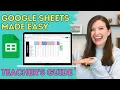 Google Sheets for Teachers How to Make Checklists Dropdown Menus and Use Formatting Tools