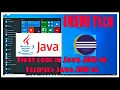 First Java Code Eclipse Java JDK 14
