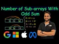 Number of Subarrays With Odd Sum Leetcode 1524