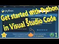 Get started with Python in Visual Studio Code