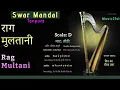 Lagu D SCALE-राग मुलतानी :Rag Multani : SWAR MANDAL-TANPURA:VOCAL RIYAZ: HEALING: MEDITATION:RELAXING