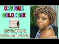 ORS HAIR COLOR WAX - HOW TO APPLY STYLE NATURAL HAIR JORDAN KRISTINA