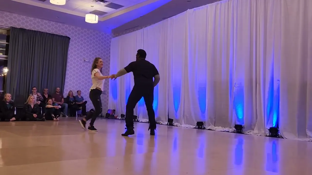 "Wanna Be Startin' Somethin'" Nick & Tashina King - Tic Tok Swing Exhibision 5280 Westival
