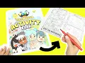 Toca Boca World Coloring Activity Book Pages with Characters Puzzles Mazes Games Inside