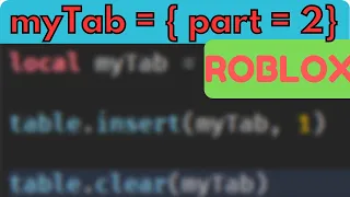 advanced roblox scripting tables unpack and setting stats