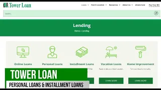 Tower Loan Company Loans starting at 500 Online Loans Store Locations Rates Requirements