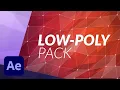 How To Create a Modern Low-Poly Background Element Design in After Effects - TUTORIAL